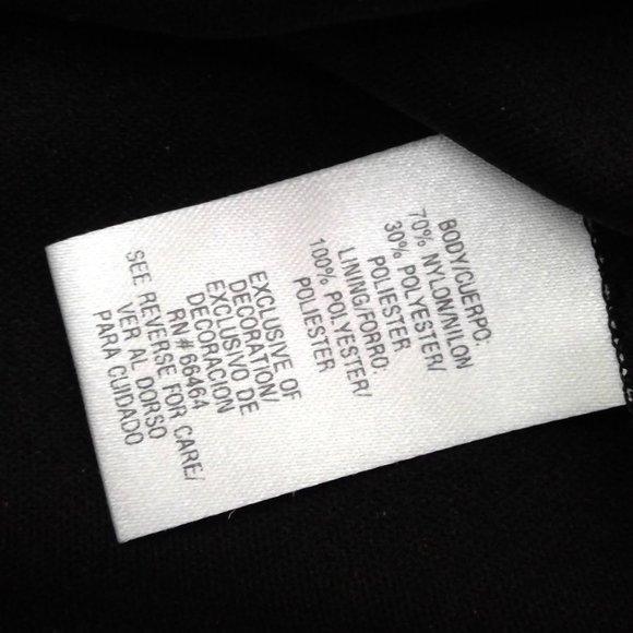 Black and White Graphic Print Dress with Ruffled Bell Sleeves - Size 10 - Picture 9 of 13